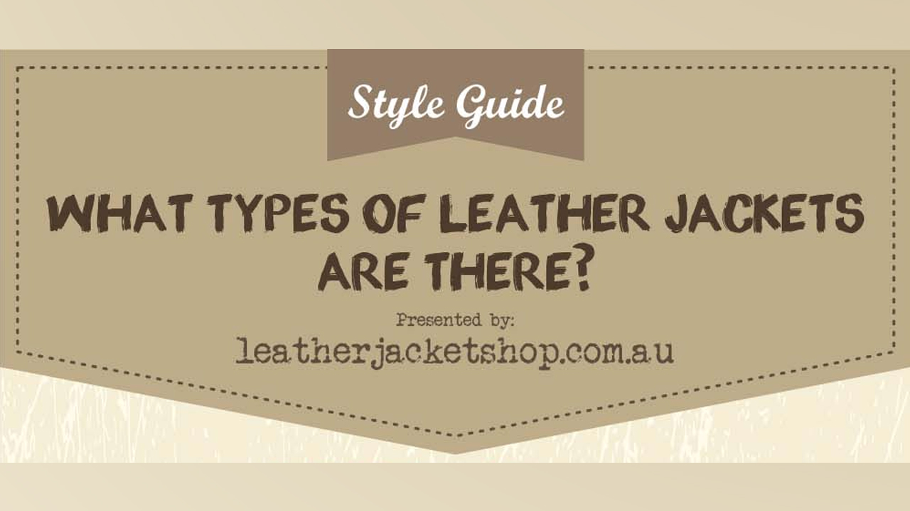 Different Types Of Leather Jackets Infographic