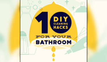 DIY Cleaning Hacks For Best Looking Bathroom - Infographic