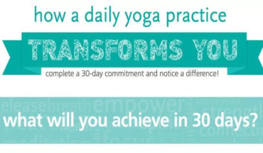 Take The Yoga 30-Day Challenge - Infographic