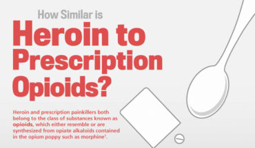 Heroin Vs Prescription Opioids - Similarities - Infographic