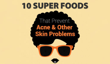 Solving Acne & Other Skin Problems With Food - Infographic
