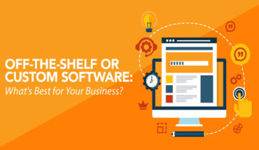 Off-The-Shelf vs Custom Software - Infographic