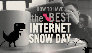 How to Have a Productive Internet Snow-Day - Infographic