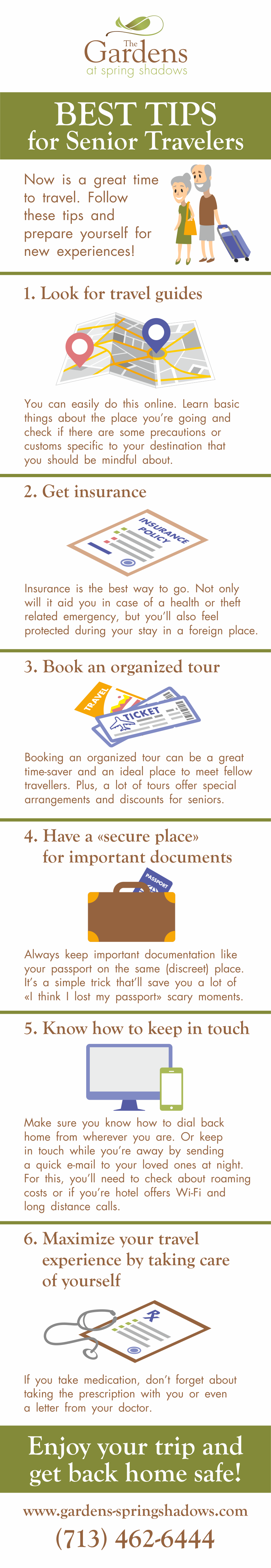 How to Have the Best Holidays: Tips for Senior Travelers - Infographic