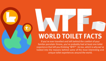 Weird and Whacko World Toilet Facts. WTF!? - Infographic