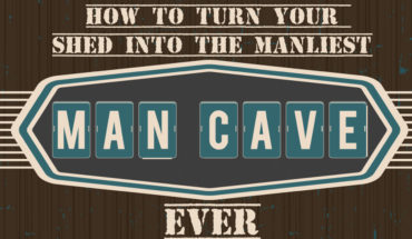 Man Caves: How to Convert Your Shed into Your Personal Kingdom - Infographic