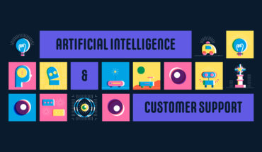 AI and Customer Support: A Chronological Perspective - Infographic