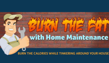 How to Burn Fat While Fixing Your Home - Infographic