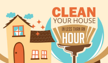 How to Get Your House in Ship-Shape in Just 60 Minutes! - Infographic