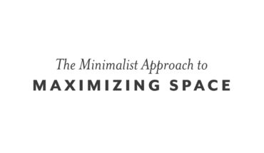 How to Maximize Space by Minimizing Storage Area! - Infographic
