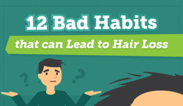 What Causes Thinning Hair? 12 Bad Habits that Aggravate Hair Loss - Infographic