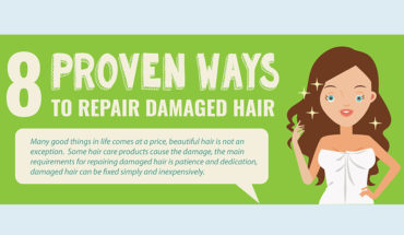 The Gorgeous Mane Manual: 8 Great Ways to Repair Damaged Hair - Infographic