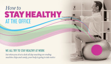 Super-Easy Methods to Stay Healthy at the Office - Infographic