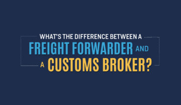 Difference Between a Freight Forwarder and a Customs Broker – Infographic