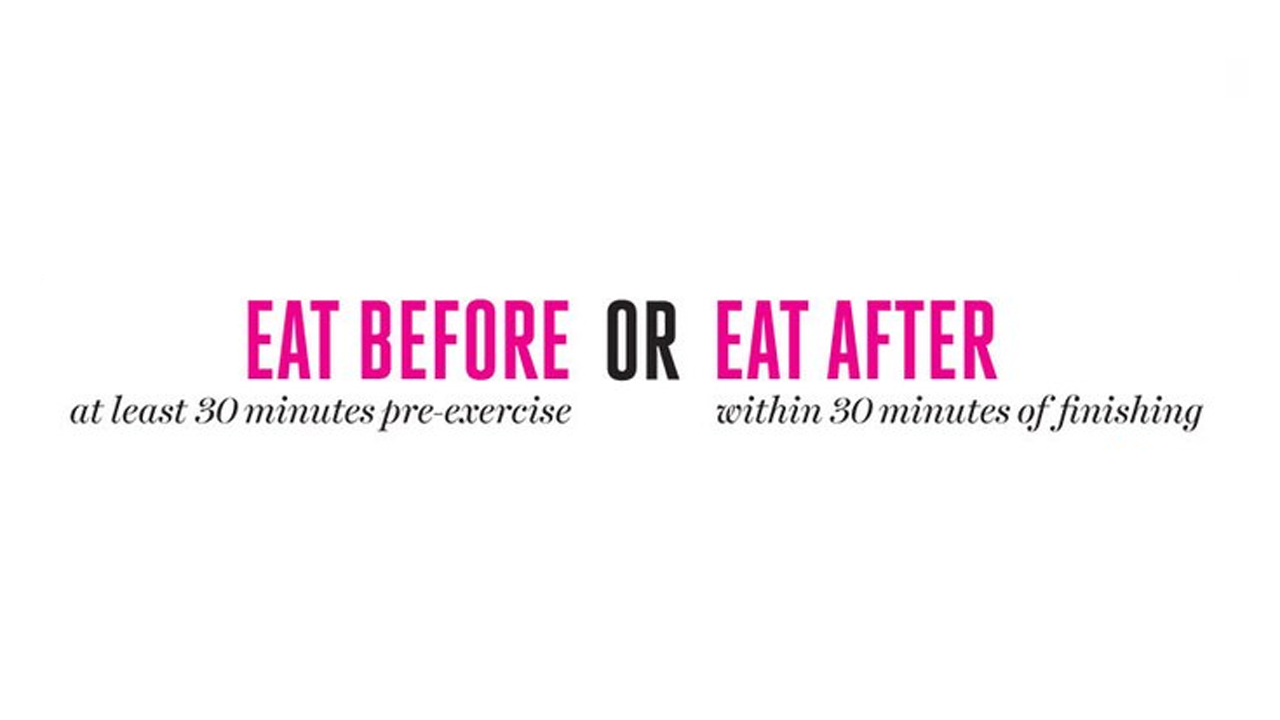 How to Eat Smart Before and After a Workout - Infographic