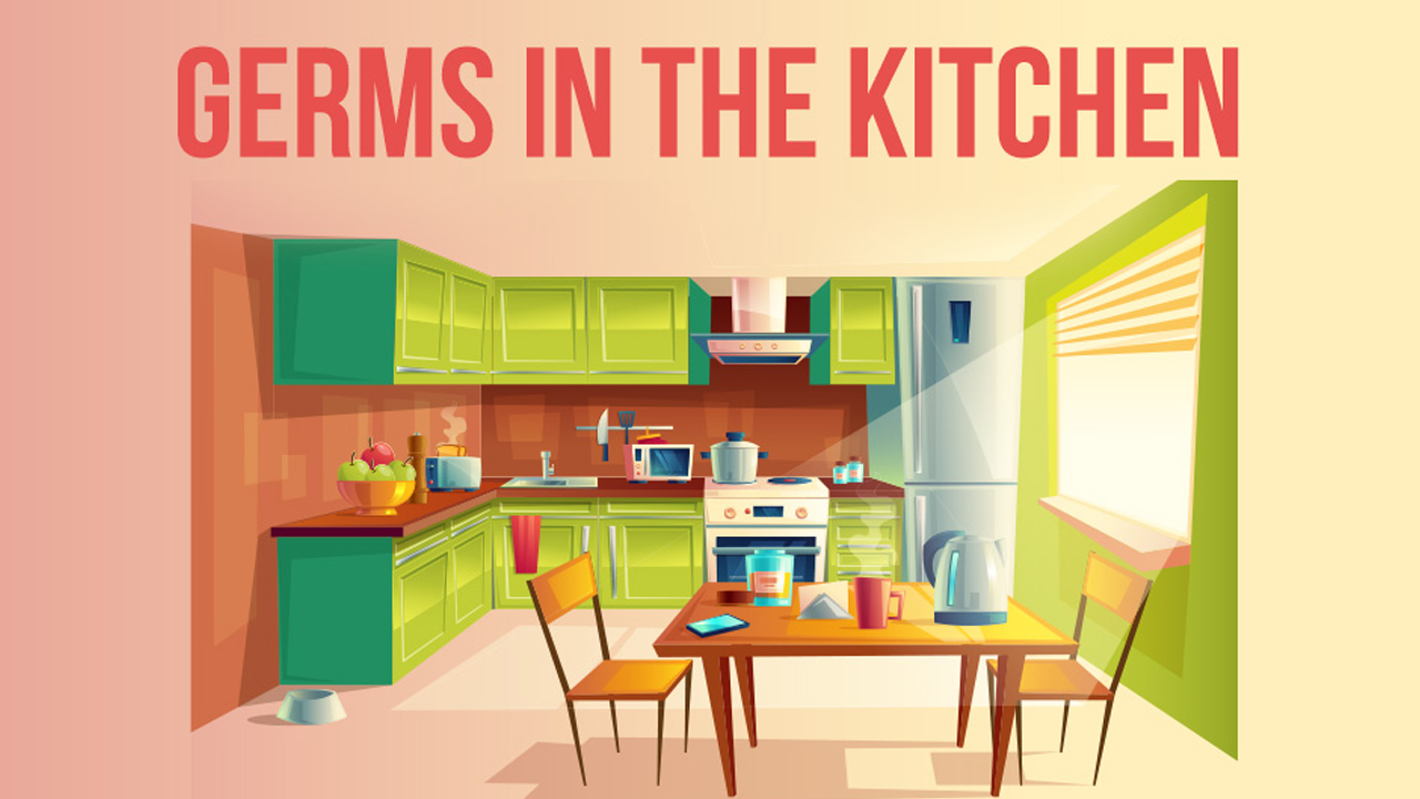 Your Kitchen is a GermParadise How to Do GermFree Cleaning Infographic
