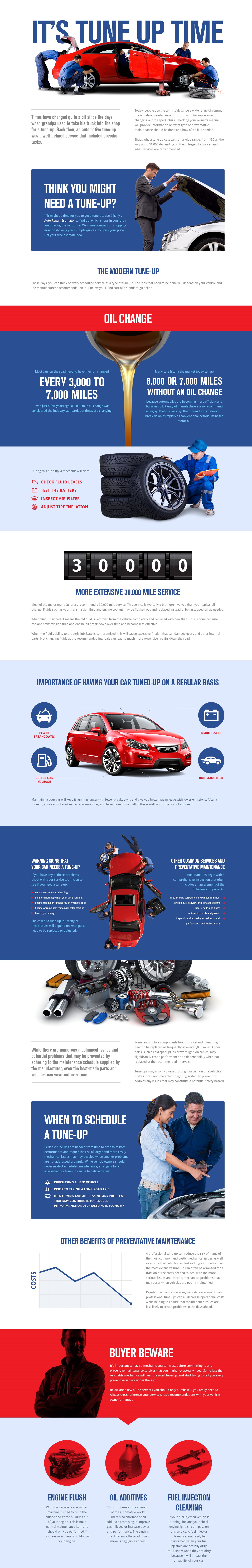 When To Bring Your Car In For A Tune-up - Infographic
