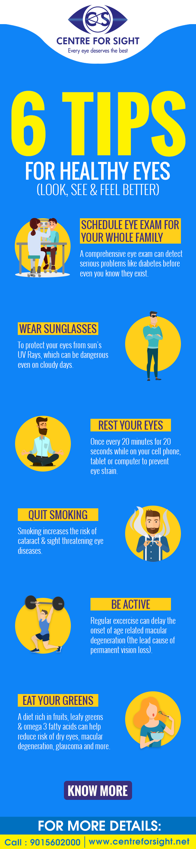 Do These 6 Things To Keep Your Eyes Healthy - Infographic